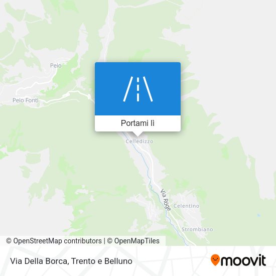 Mappa Via Della Borca