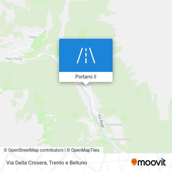 Mappa Via Della Crosera