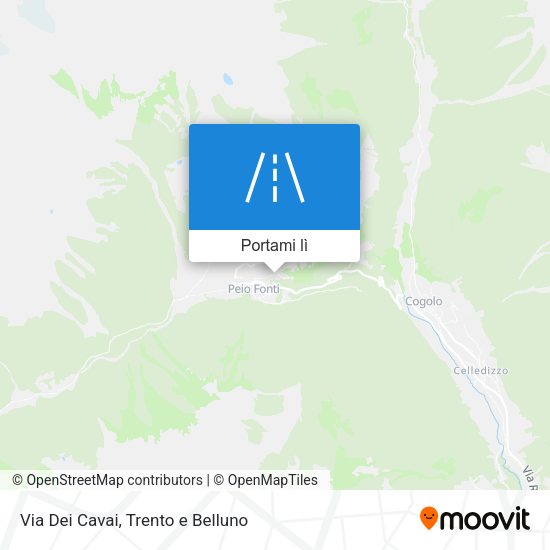 Mappa Via Dei Cavai