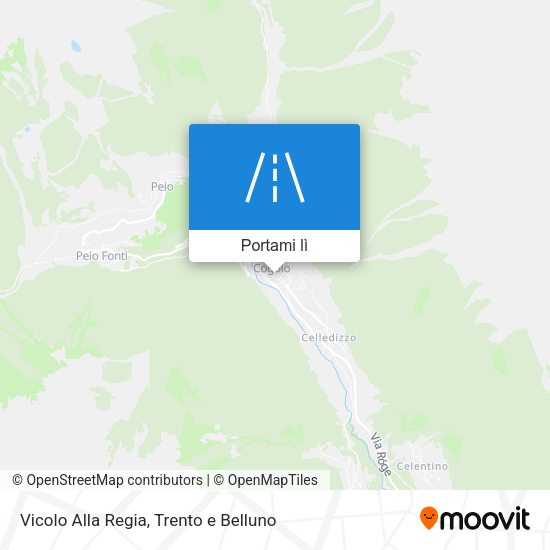 Mappa Vicolo Alla Regia