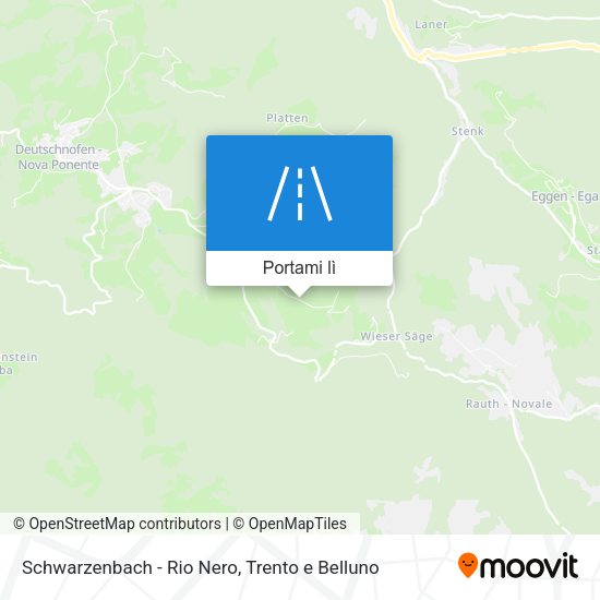 Mappa Schwarzenbach - Rio Nero