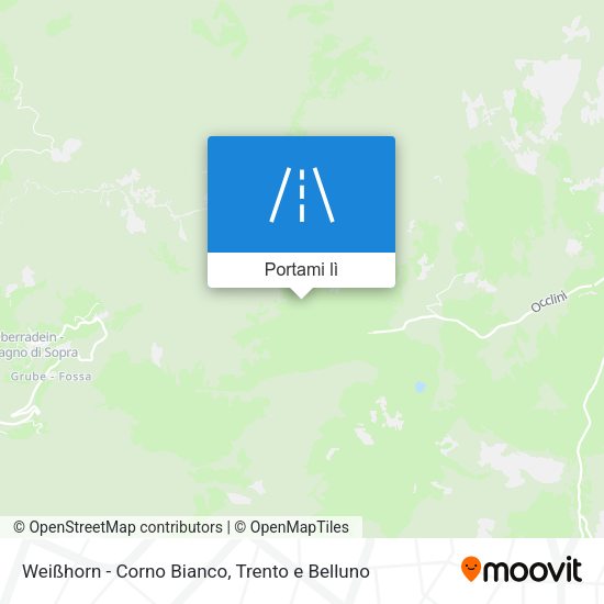 Mappa Weißhorn - Corno Bianco