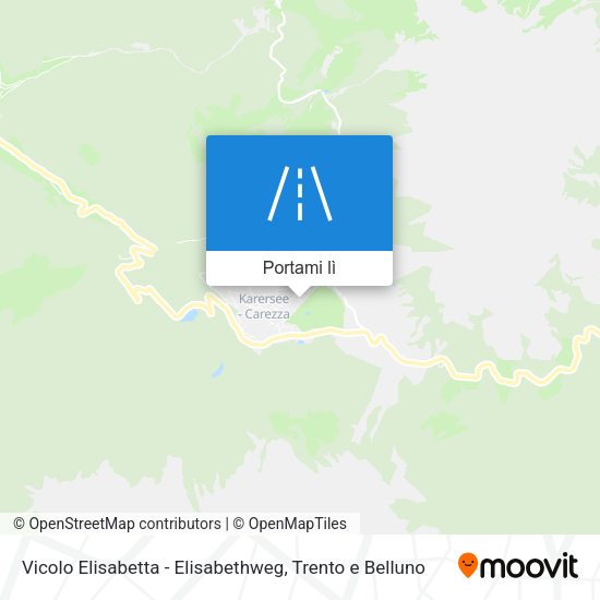 Mappa Vicolo Elisabetta - Elisabethweg