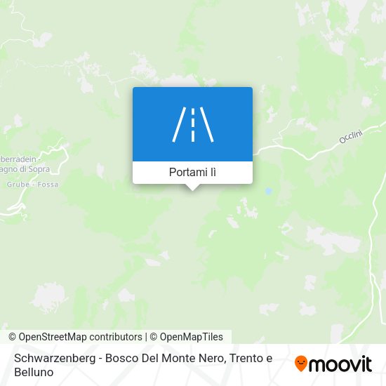 Mappa Schwarzenberg - Bosco Del Monte Nero