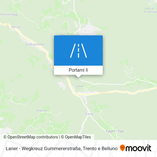 Mappa Laner - Wegkreuz Gummererstraße