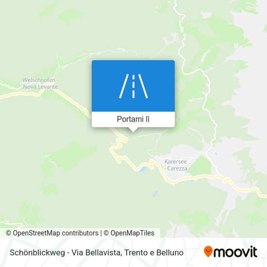 Mappa Schönblickweg - Via Bellavista