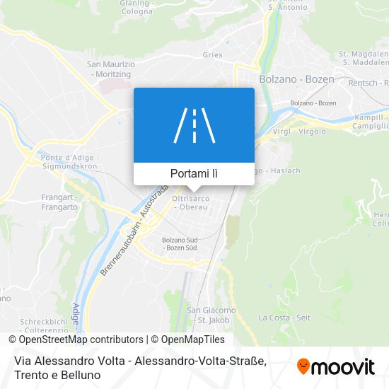 Mappa Via Alessandro Volta - Alessandro-Volta-Straße
