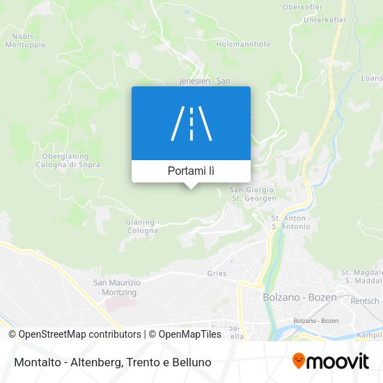 Mappa Montalto - Altenberg