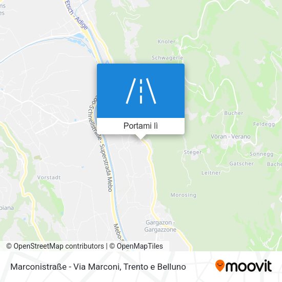 Mappa Marconistraße - Via Marconi