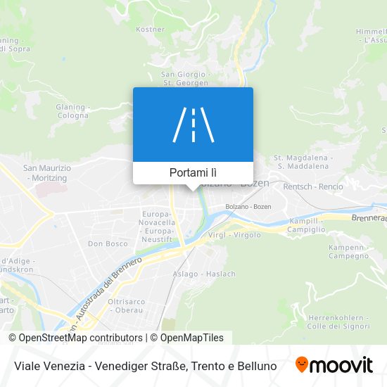 Mappa Viale Venezia - Venediger Straße