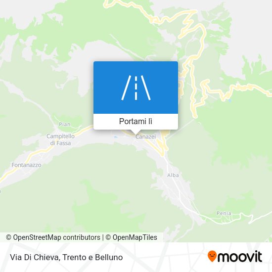 Mappa Via Di Chieva