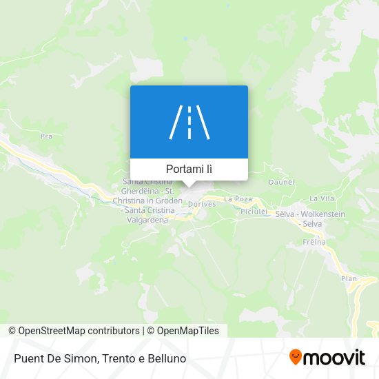 Mappa Puent De Simon
