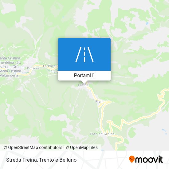 Mappa Streda Frëina