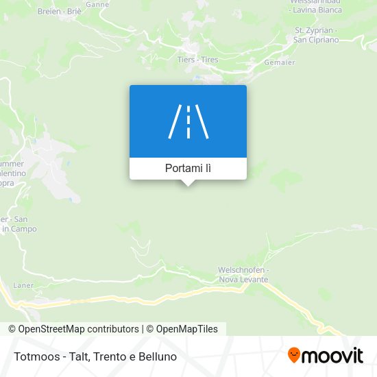 Mappa Totmoos - Talt