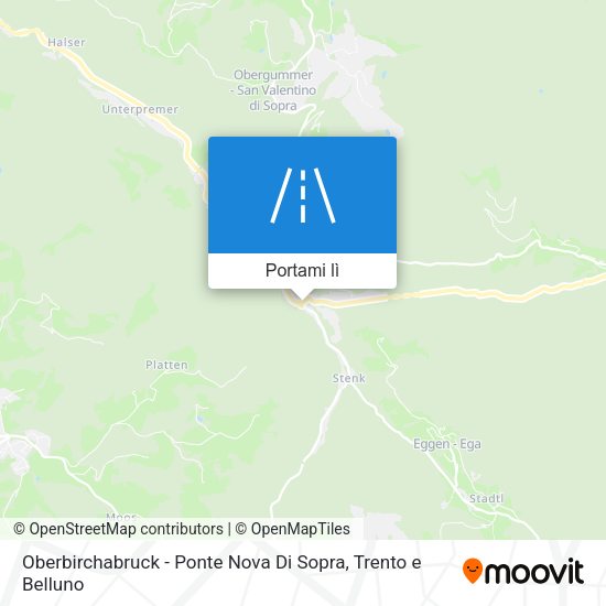 Mappa Oberbirchabruck - Ponte Nova Di Sopra