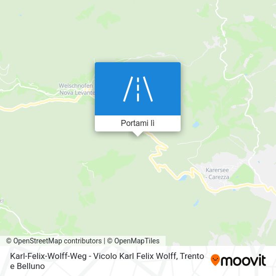 Mappa Karl-Felix-Wolff-Weg - Vicolo Karl Felix Wolff