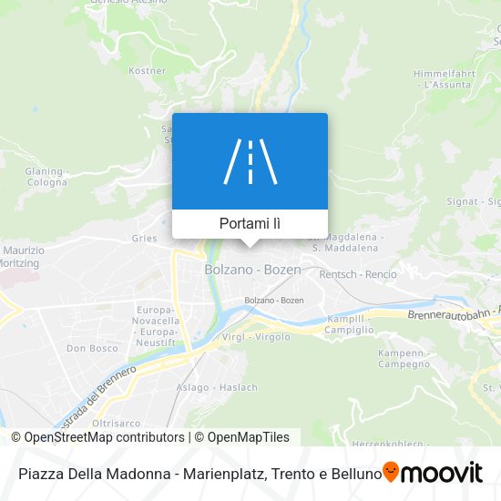 Mappa Piazza Della Madonna - Marienplatz