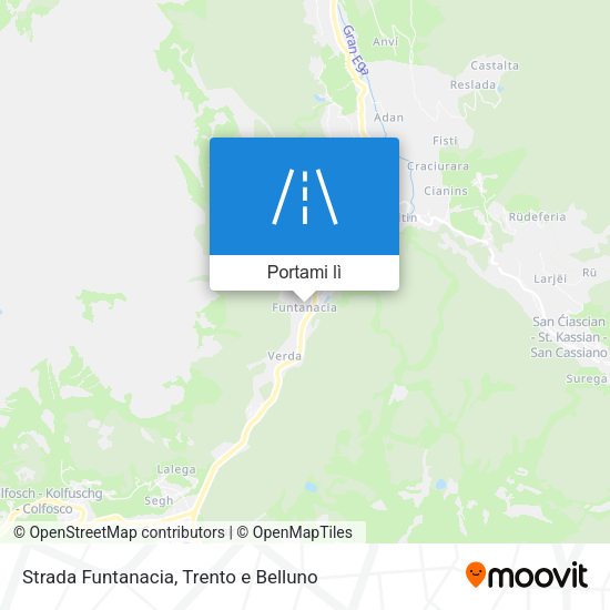 Mappa Strada Funtanacia