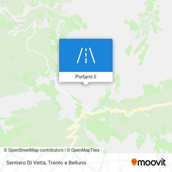 Mappa Sentiero Di Vetta
