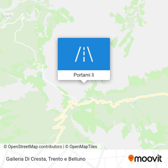Mappa Galleria Di Cresta