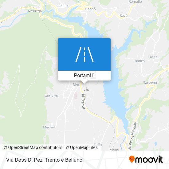 Mappa Via Doss Di Pez
