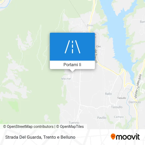 Mappa Strada Del Guarda