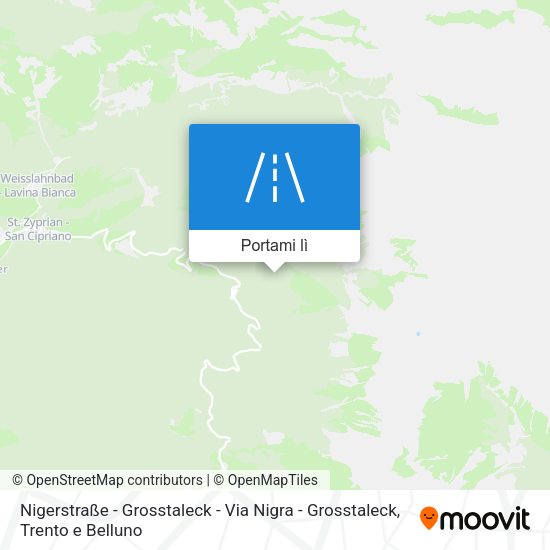 Mappa Nigerstraße - Grosstaleck  -   Via Nigra - Grosstaleck