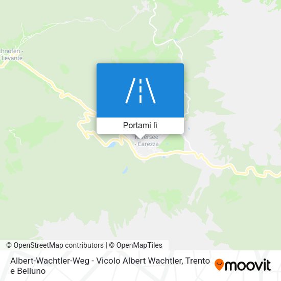 Mappa Albert-Wachtler-Weg - Vicolo Albert Wachtler