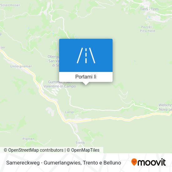 Mappa Samereckweg - Gumerlangwies