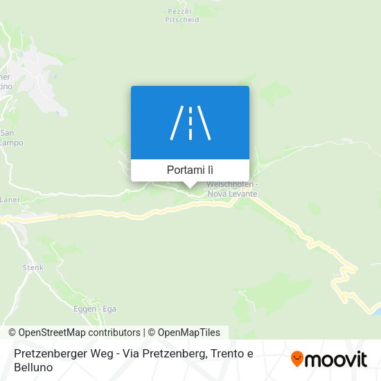 Mappa Pretzenberger Weg - Via Pretzenberg