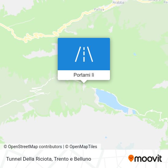 Mappa Tunnel Della Riciota