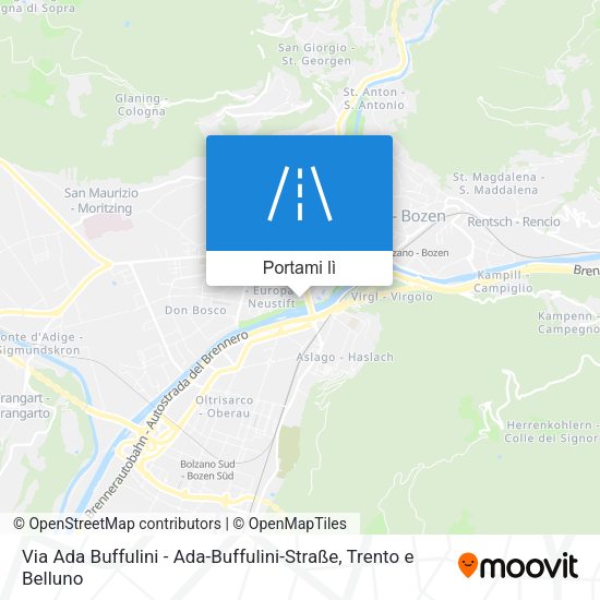 Mappa Via Ada Buffulini - Ada-Buffulini-Straße