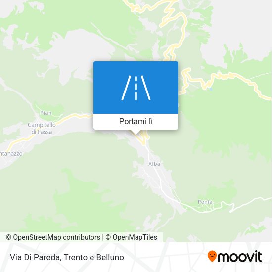 Mappa Via Di Pareda