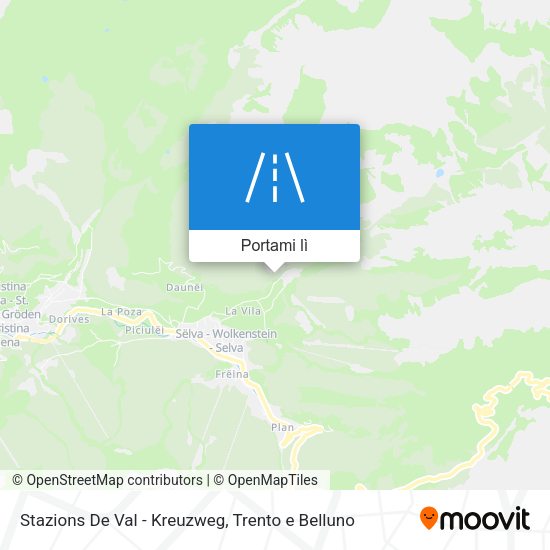 Mappa Stazions De Val - Kreuzweg