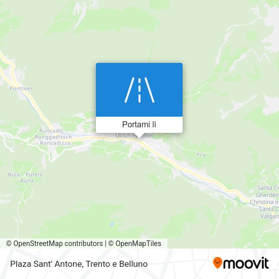 Mappa Plaza Sant' Antone