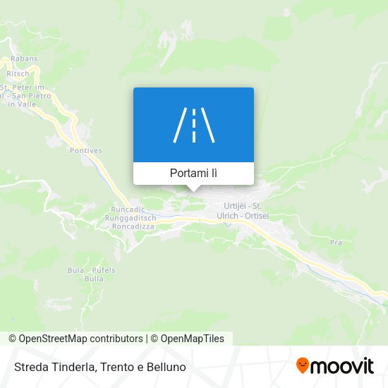 Mappa Streda Tinderla