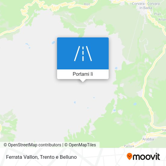 Mappa Ferrata Vallon