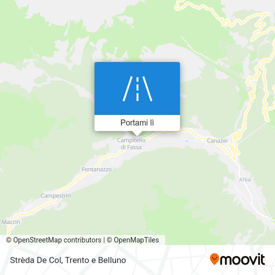 Mappa Strèda De Col