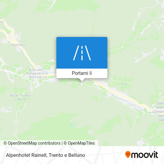 Mappa Alpenhotel Rainell