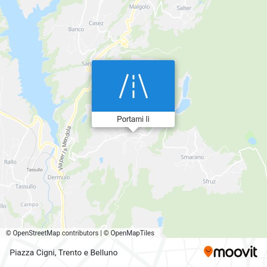 Mappa Piazza Cigni