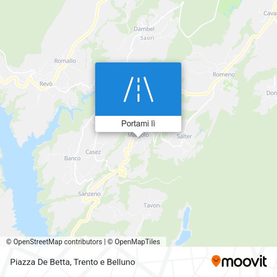 Mappa Piazza De Betta