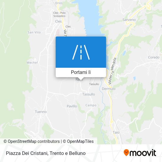 Mappa Piazza Dei Cristani