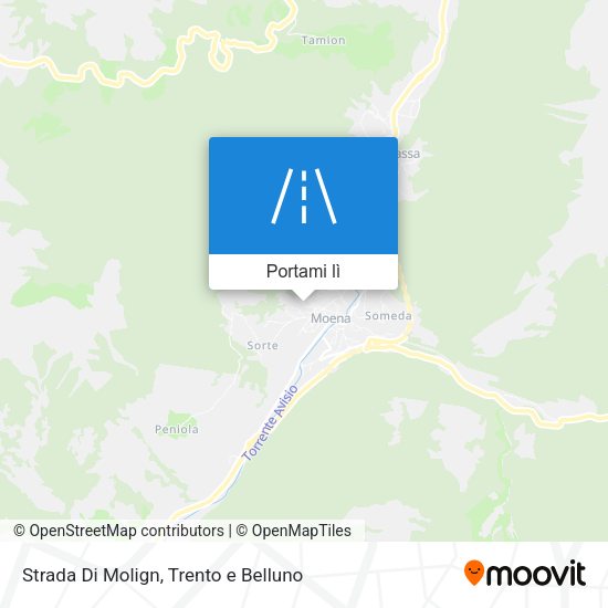 Mappa Strada Di Molign