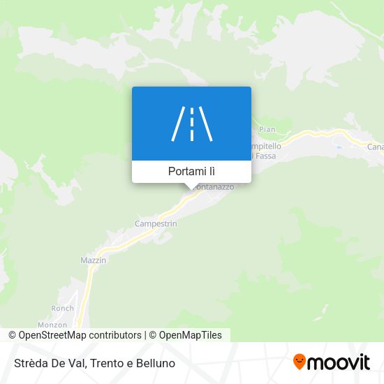 Mappa Strèda De Val