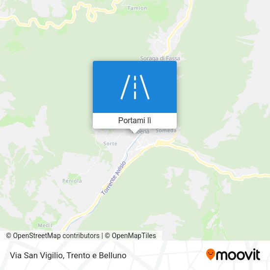 Mappa Via San Vigilio