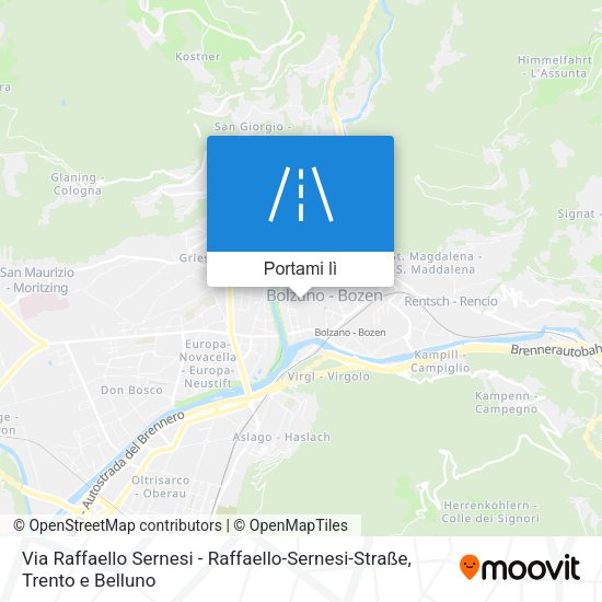 Mappa Via Raffaello Sernesi - Raffaello-Sernesi-Straße