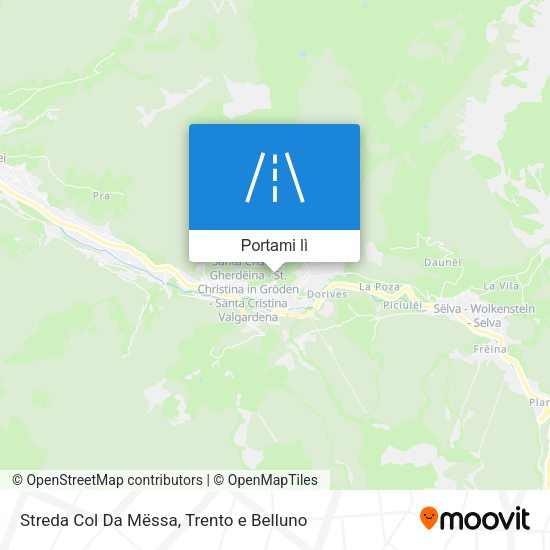 Mappa Streda Col Da Mëssa