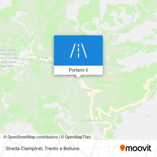 Mappa Streda Ciampinëi