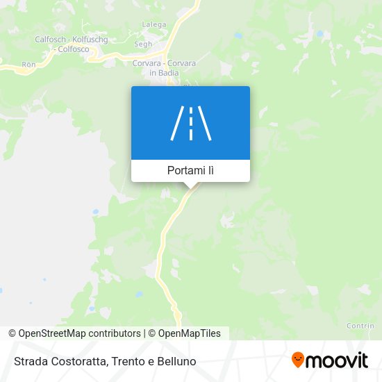 Mappa Strada Costoratta