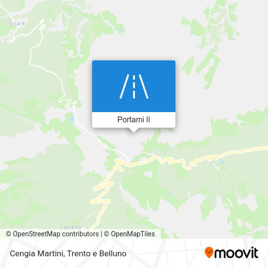 Mappa Cengia Martini